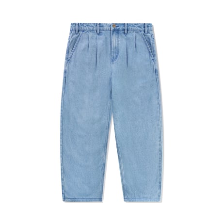 BUTTER GOODS BLUE NOTE PLEATED DENIM JEANS WASHED INDIGO