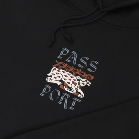 PASSPORT ANTLER HOODIE - BLACK