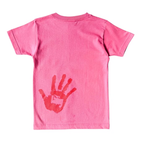 LAUG YOKOZUNA HAND BABY TEE PINK