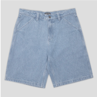 PASS~PORT WORKERS CLUB SHORT - WASHED LIGHT DENIM