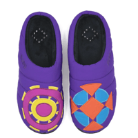 POP TRADING COMPANY MARTENS SUBU LOAFERS PURPLE