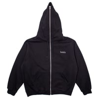 HODDLE ZIP HOOD BLACK