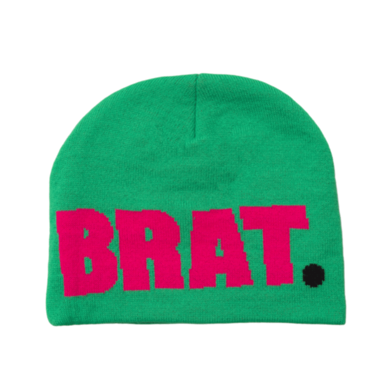 CARPET COMPANY BRAT LOGO NO-FOLD BEANIE - GREEN CARPET COMPANY BRAT LOGO NO-FOLD BEANIE - GREEN