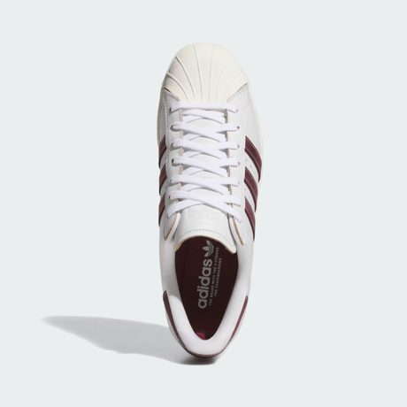 ADIDAS SUPERSTAR 80 ADV CRYSTAL WHITE / SHADOW RED