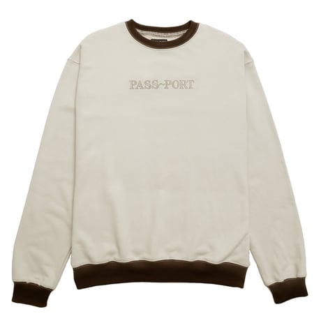 PASSPORT ORGANIC TONAL SWEATER  SAND