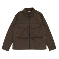 PWA DENIM ZIP-UP JKT KHAKI | LAUG