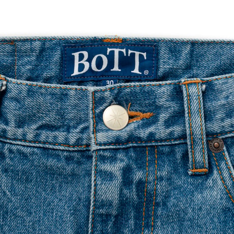 BoTT LOOSE-FIT JEAN WASHED BLUE