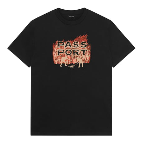 PASS~PORT BRUSH FIRE TEE - BLACK
