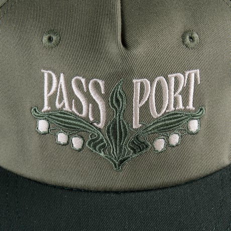 PASS~PORT LILY OF THE VALLEY WORKERS CAP - MOSS / DARK MILITARY