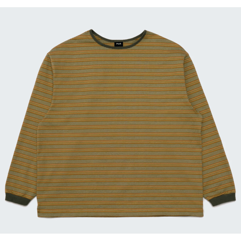 PWA STRIPED PIPING L/S TEE MOJAVE ボーダー PWA STRIPED PIPING L/S TEE MOJAVE ボーダー