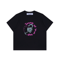 FUNGUYS LOVE IS THE KEY BABY TEE BLACK