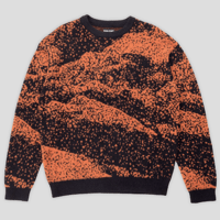 PASS~PORT CAVE~IN MOHAIR SWEATER - BLACK / BRONZE