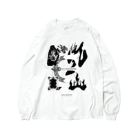 EVISEN SHADOW BOY LOGO LS WHITE