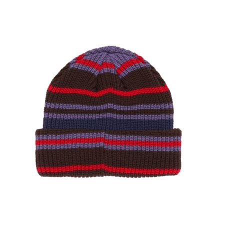 POP TRADING COMPANY STRIPED BEANIE MULTICOLOUR