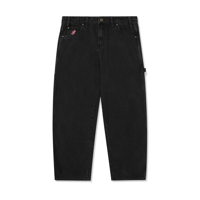 CASH ONLY BLOCKOUT DENIM JEANS WASHED BLACK