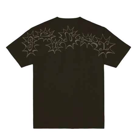 SLINKY SPIKES TEE BROWN