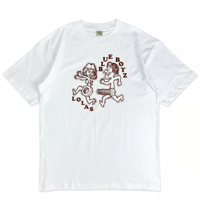 BLUE BOYZ X LOLAS BOLT CHASER TEE WHITE