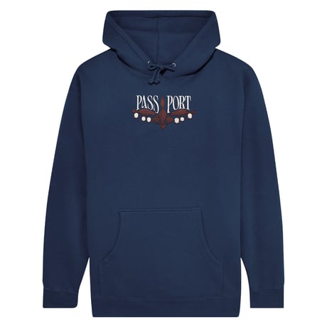 PASS~PORT LILY OF THE VALLEY HOODIE - NAVY