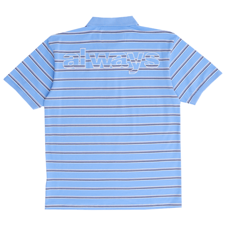 ADWYSD EDUCATED APPLIQUE POLO BLUE/WHITE