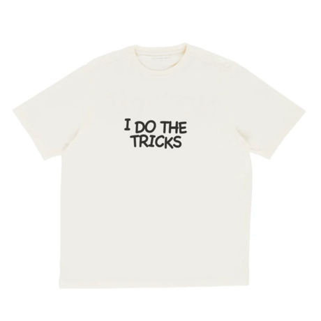 POP TRADING COMPANY TOO REAL T-SHIRT OFF WHITE