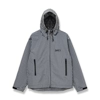 BoTT GINGHAM SHELL JAKET BLACK | LAUG