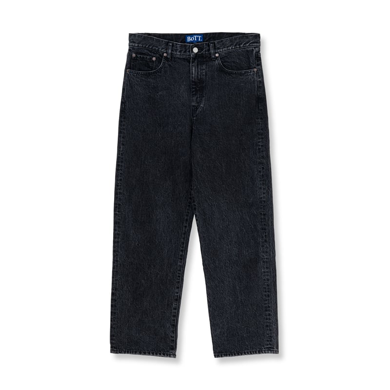 BoTT LOOSE-FIT JEAN WASHED BLACK | LAUG