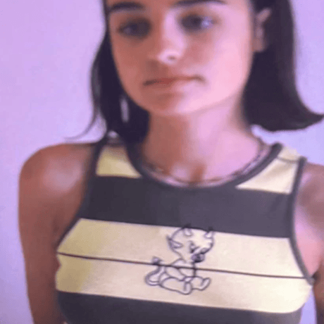 TOKEN BABY DEVIL RIB TANK MUSTARD / OLIVE STRIPED