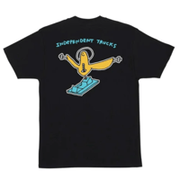 INDEPENDENT HANGER S/S REGULAR T-SHIRT BLACK
