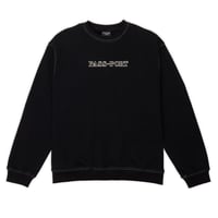 PASSPORT OFFICIAL ORGANIC SWEATER - BLACK