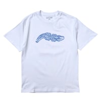 DAYLIGHT CROC TEE WHITE / BLUE