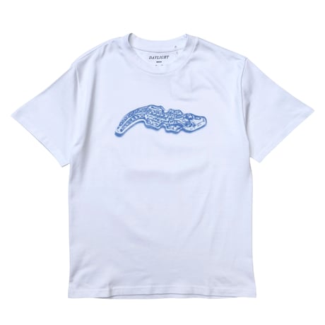 DAYLIGHT CROC TEE WHITE / BLUE