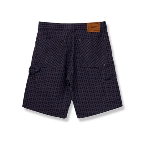 BoTT PLAID DOUBLE KNEE SHORT BROWN