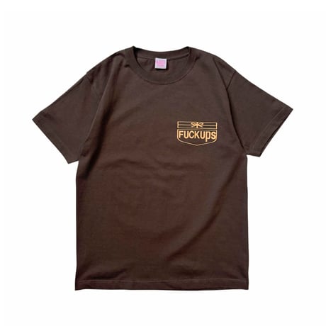 LAUG FUS STUFF TEE BROWN