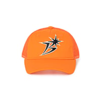BOTT B LOGO MESH BACK 5PANEL CAP ORANGE
