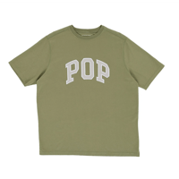 POP TRADING COMPANY ARCH T-SHIRT FOUR LEAF CLOVER