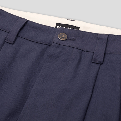 PASS~PORT HERRINGBONE LEAGUES CLUB SHORT - NAVY