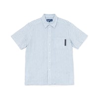 BOTT STRIPED S/S SHIRT LIGHT BLUE