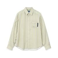 BOTT PRINTED STRIPED SHIRT GREEN