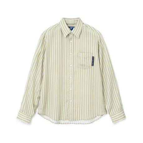 BOTT PRINTED STRIPED SHIRT GREEN