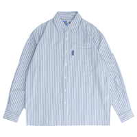 ADWYSD BUSINESS LEISURE LONGSLEEVE SHIRT BLUE
