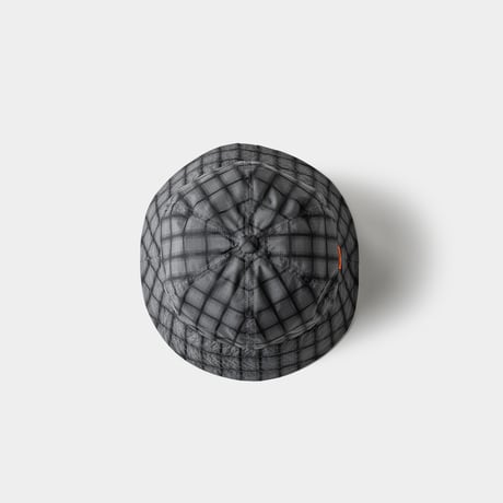 TIGHTBOOTH EMBOSS PLAID HAT GREY