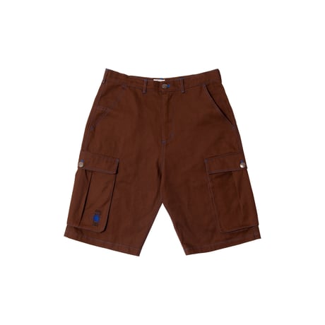 HODDLE CARGO SHORTS CHOCOLATE - BLUE STICH