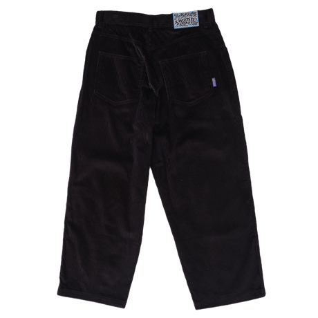 ADWYSD RELAXED THICK CORDUROY PANTS BLACK