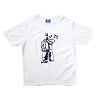 RERUN MUSIC MAN TEE WHITE