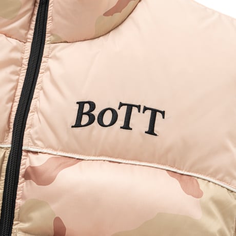 BoTT B LOGO DOWN VEST CAMO