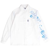 ADWYSD HANDSTYLE LONGSLEEVE SHIRT WHITE