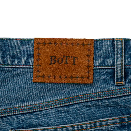 BoTT DENIM PAINTER SHORTS WASHED BLUE