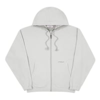 YARDSALE FLEECE ZIP HOOD SILVER