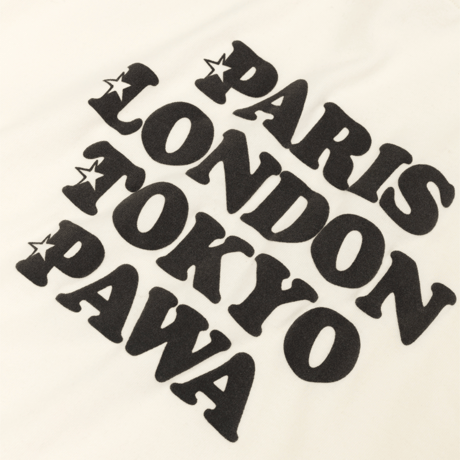 PAWA SPEED SPORTS WORLDWIDE LONG SLEEVE T-SHIRT CREAM
