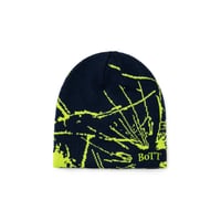 BOTT SHATTERED SKULL CAP BEANIE NAVY